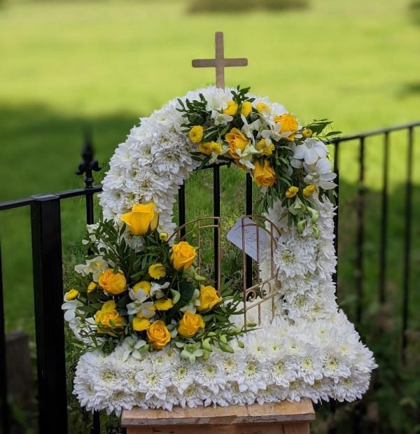 Gates of heaven funeral flowers